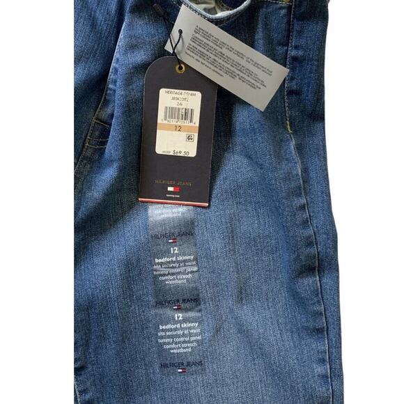Tommy Hilfiger Jeans Womens Size 12 Tummy Control Panel Bedford Skinny Stretch - Picture 11 of 13